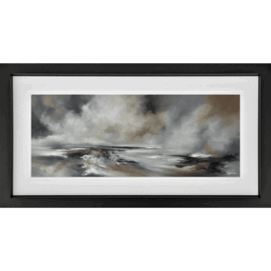 Alison Johnson, abstract seascape in greys