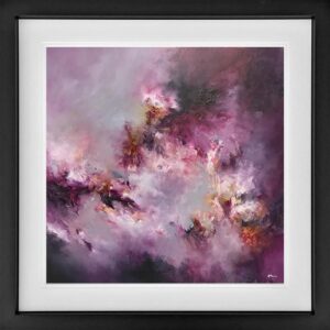 Alison Johnson, abstract in pinks and purples
