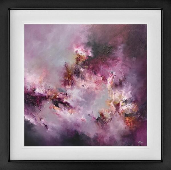 Alison Johnson, abstract in pinks and purples