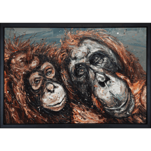 Paul Oz, a wonderful portrait of two orangoutans