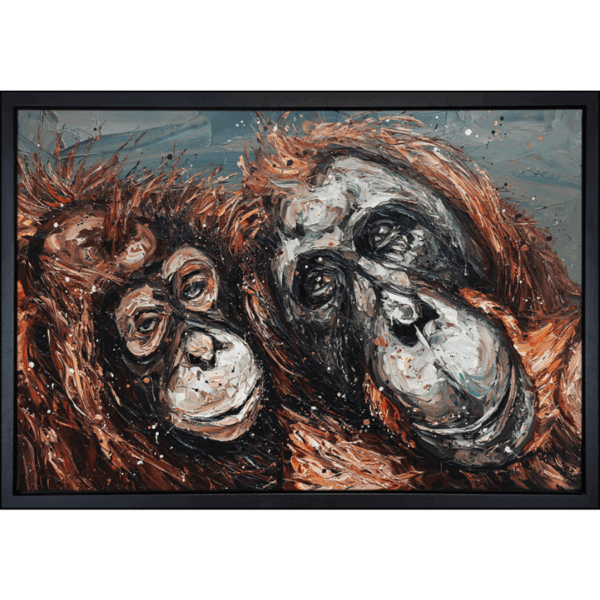 Paul Oz, a wonderful portrait of two orangoutans