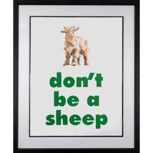 Don't Be a Sheep