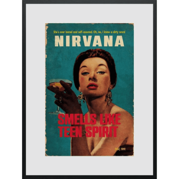 Linda Charles, modern reimagining of the Nirvana 'Smells Like Teen Spirit' album artwork