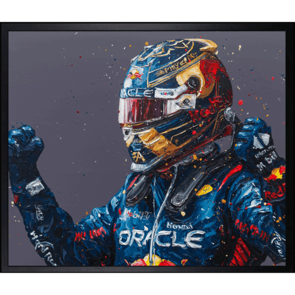 Paul Oz, Verstappen, F1 World Champion 2023 Hand Embellished