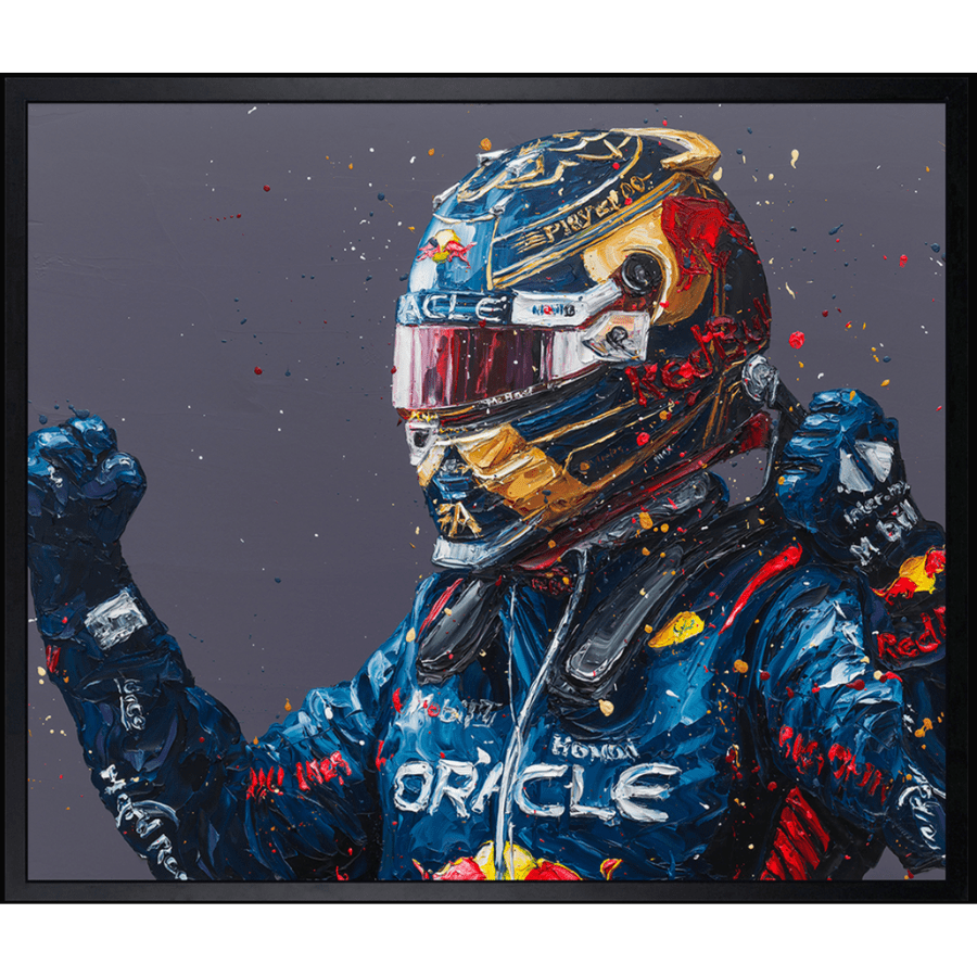 Paul Oz, Verstappen, F1 World Champion 2023 Hand Embellished