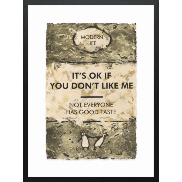 It's OK if you don't like me