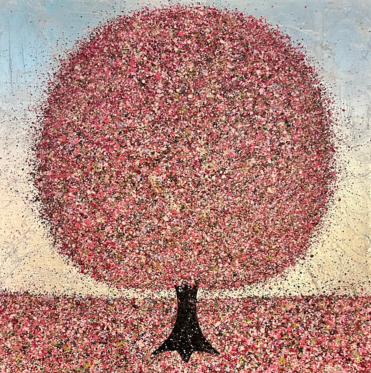 Sakura and Silver Sky