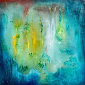 A Rest Taken by Leigh Ferris. Abstract art acrylic on canvas