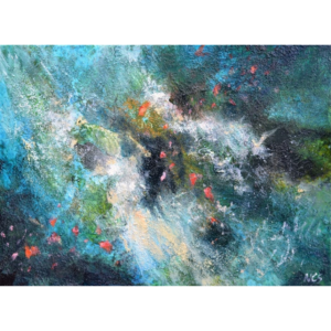 Free Falling I original oil on canvas by Nigel Smith