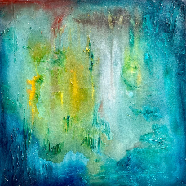 A Rest Taken by Leigh Ferris. Abstract art acrylic on canvas